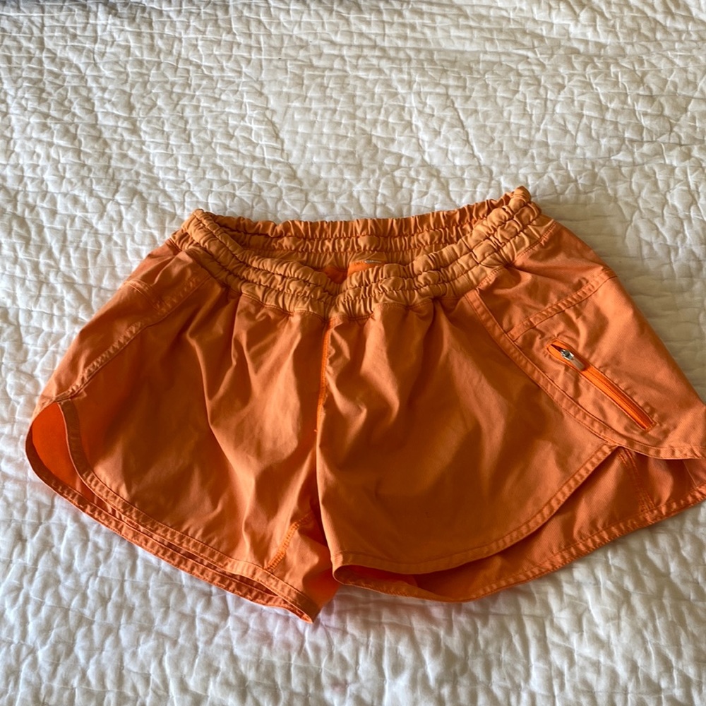 Lululemon orange shorts